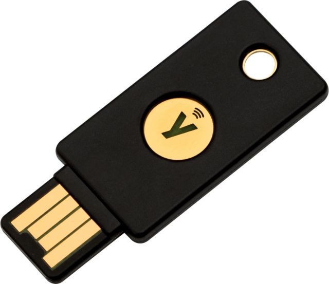 YubiKey 5 NFC, USB-A Ports, Black