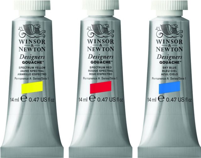 Designer Gouache 14M Permanent Green Middle-2