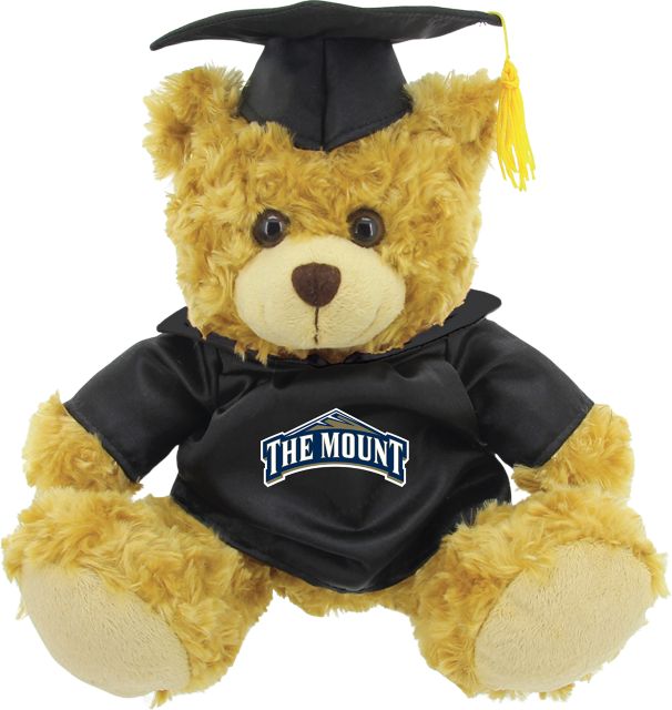 Mount Saint Mary's University 12'' Graduation Plush Bear - ONLINE ONLY